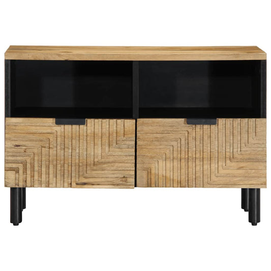 vidaXL Ντουλάπι τηλεόρασης καφέ 70x33x46 cm μασίφ ξύλο Mango
