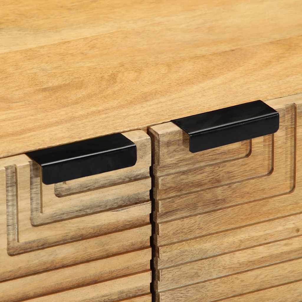 vidaXL Τραπεζάκι σαλονιού καφέ 80x50x40 cm μασίφ ξύλο Mango