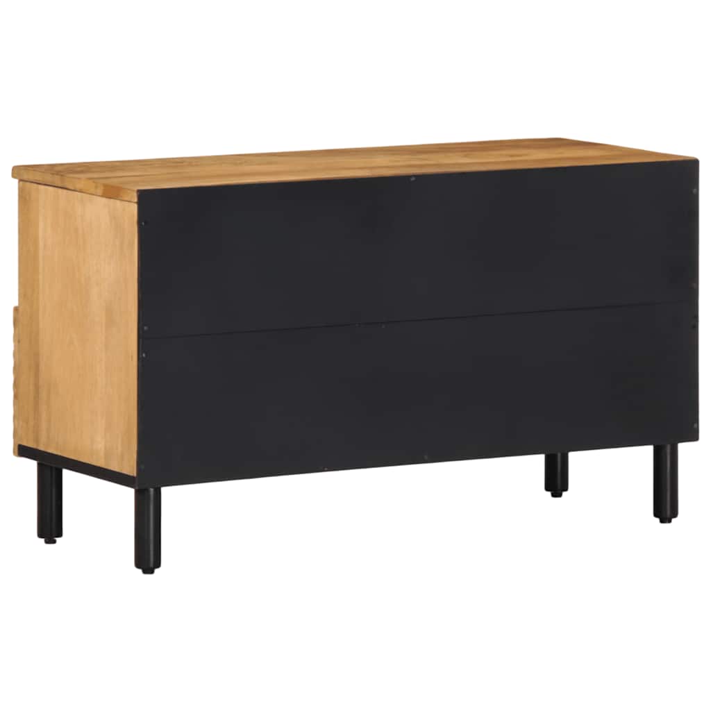 vidaXL Ντουλάπι τηλεόρασης καφέ 80x33x46 cm μασίφ ξύλο Mango