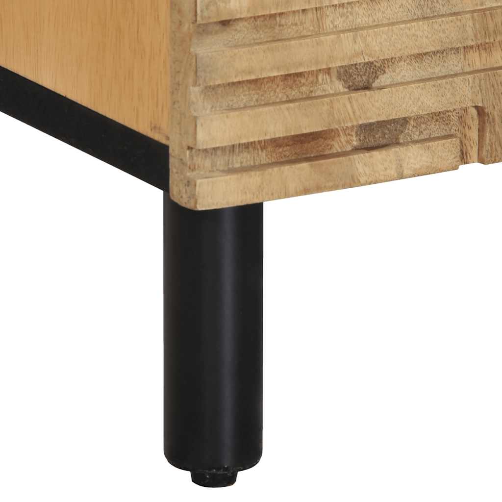vidaXL Sideboard καφέ 60x33x75 cm μασίφ ξύλο Mango