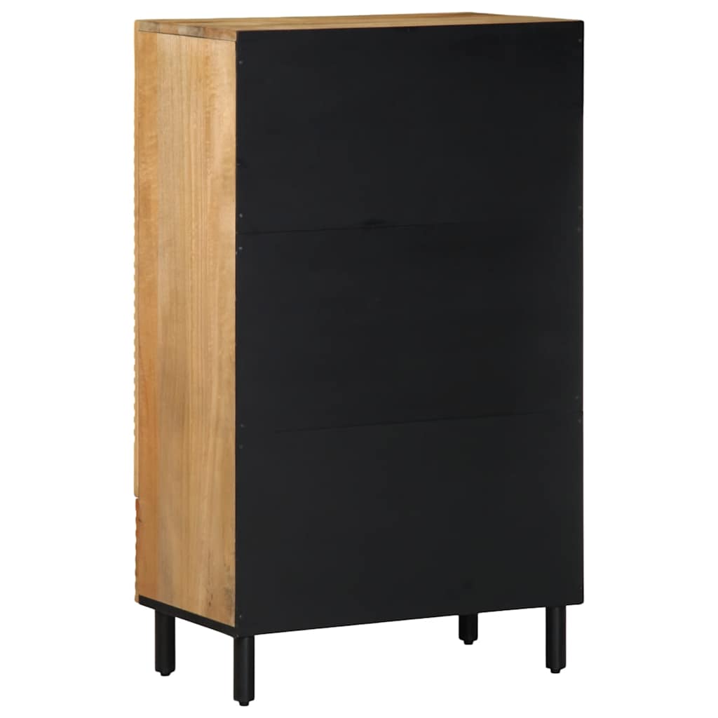 vidaXL Highboard καφέ 60x33x100 cm μασίφ ξύλο Mango