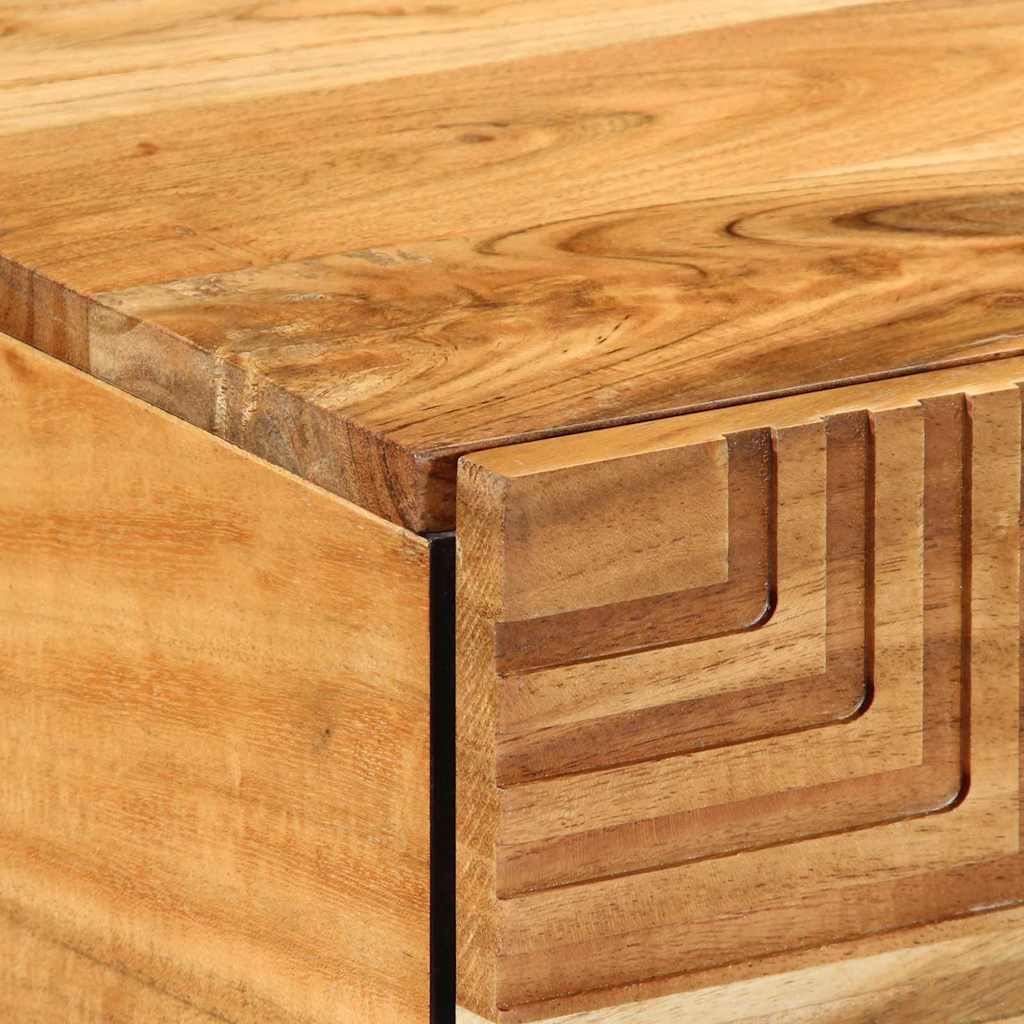 vidaXL Τραπεζάκι σαλονιού Καφέ 100 x 54 x 40 εκ Μασίφ ξύλο ακακίας