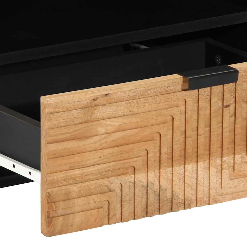 vidaXL Ντουλάπι TV με συρτάρι Καφέ 80 x 33 x 46 εκ. Στερεό ξύλο μάνγκο