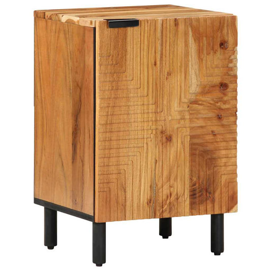 vidaXL Ντουλάπι Μπάνιου Καφέ 38 x 33 x 58 εκ Στερεό ξύλο μάνγκο
