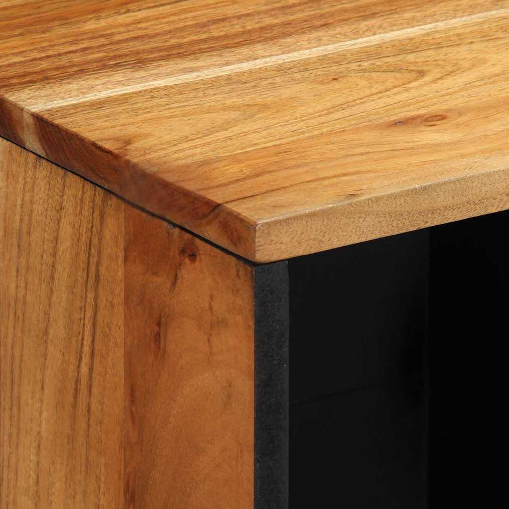 vidaXL Πλαϊνό γραφείο Φυσικό 80 x 33,5 x 75 εκ Στερεό Ξύλο Ακακίας