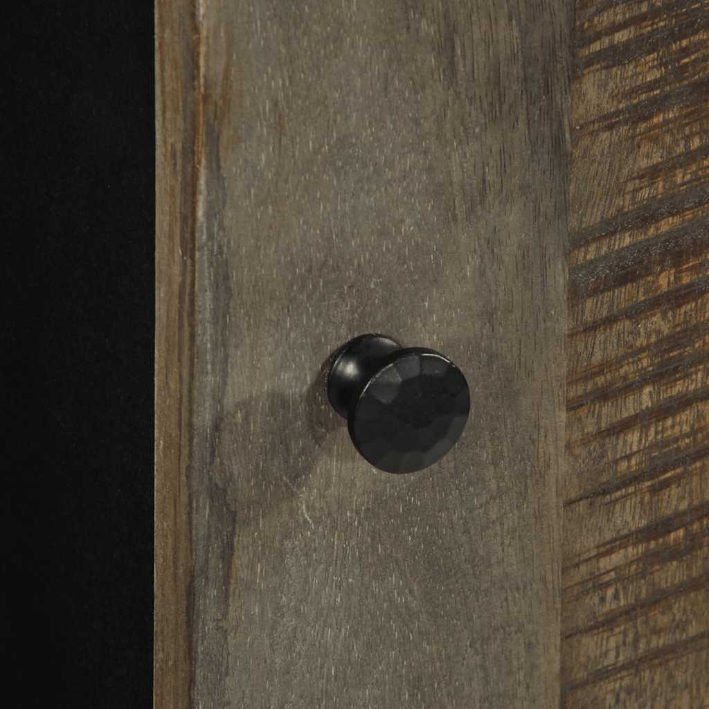 vidaXL Ντουλάπι Μπάνιου Επιτοίχιο 38x33x48 εκ. από Μασίφ Ξύλο Μάνγκο