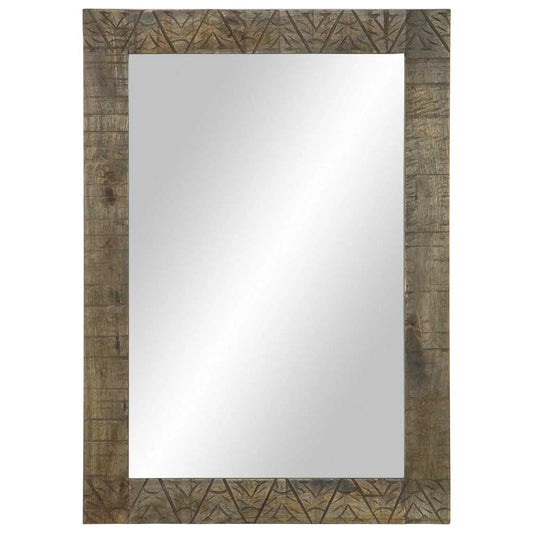 vidaXL Καθρέφτης μπάνιου 50x2,5x70 cm από μασίφ ξύλο Mango