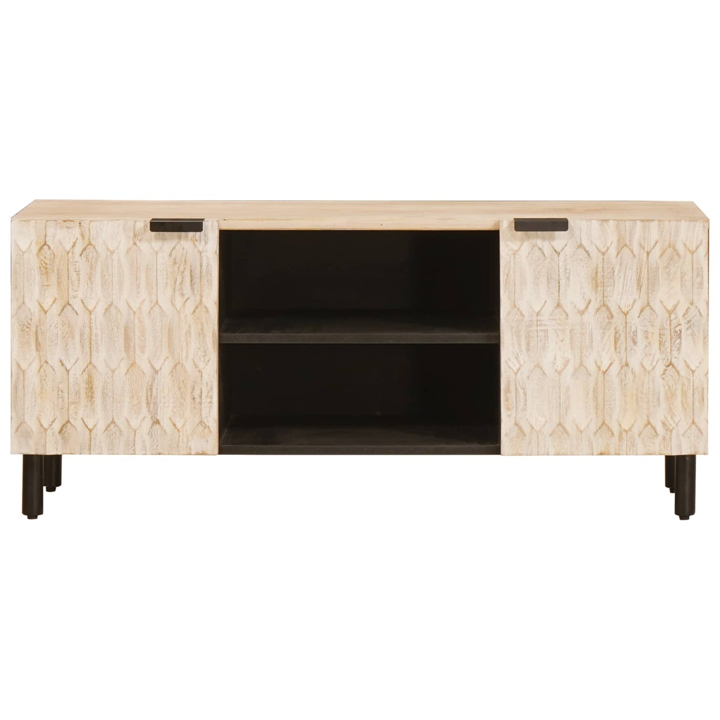 vidaXL Ντουλάπι TV Λευκό Φινίρισμα Καθαρισμού 105 x 33,5 x 46 εκ.