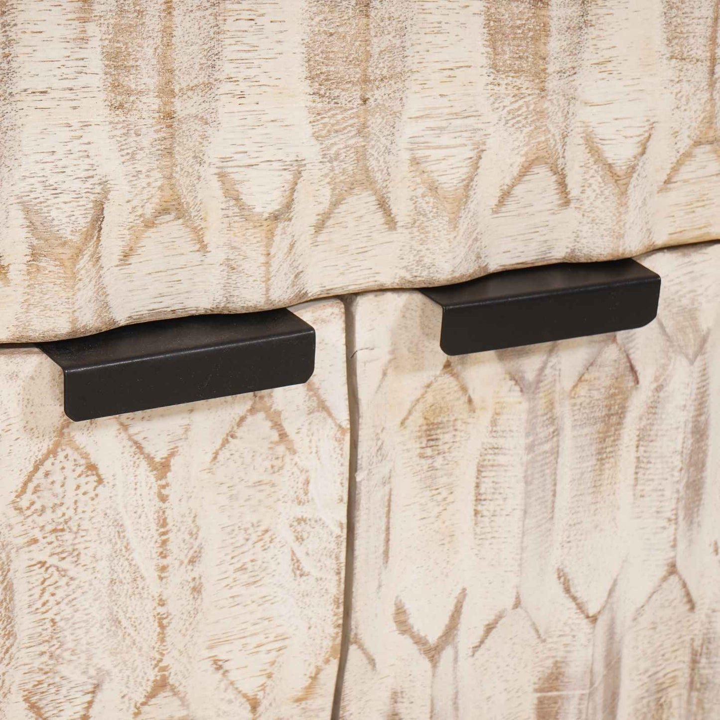 vidaXL Κομοδίνο με συρτάρι Λευκό 50 x 33 x 60 εκ Στερεό ξύλο μάνγκο