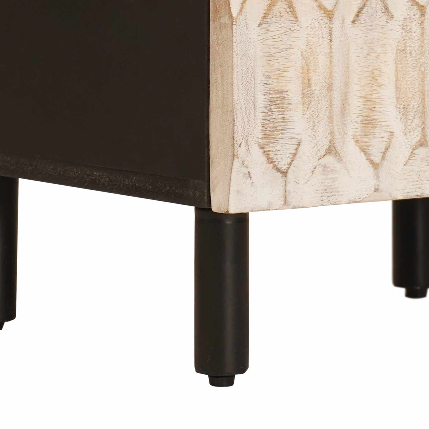 vidaXL Highboard με πόρτα Λευκό Φινίρισμα Καθαρισμού 40 x 33 x 110 εκ