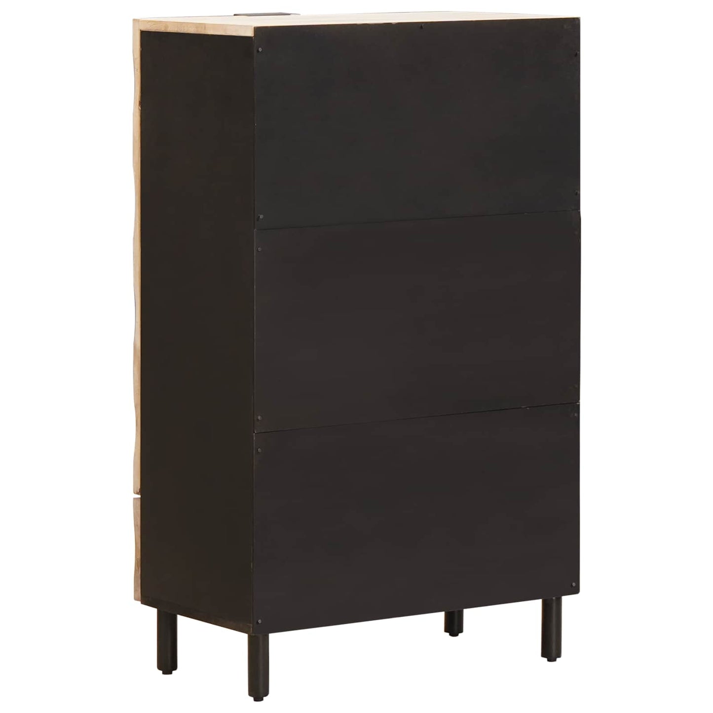 vidaXL Highboard με πόρτα Λευκό Φινίρισμα Καθαρισμού 60 x 33 x 100 εκ.