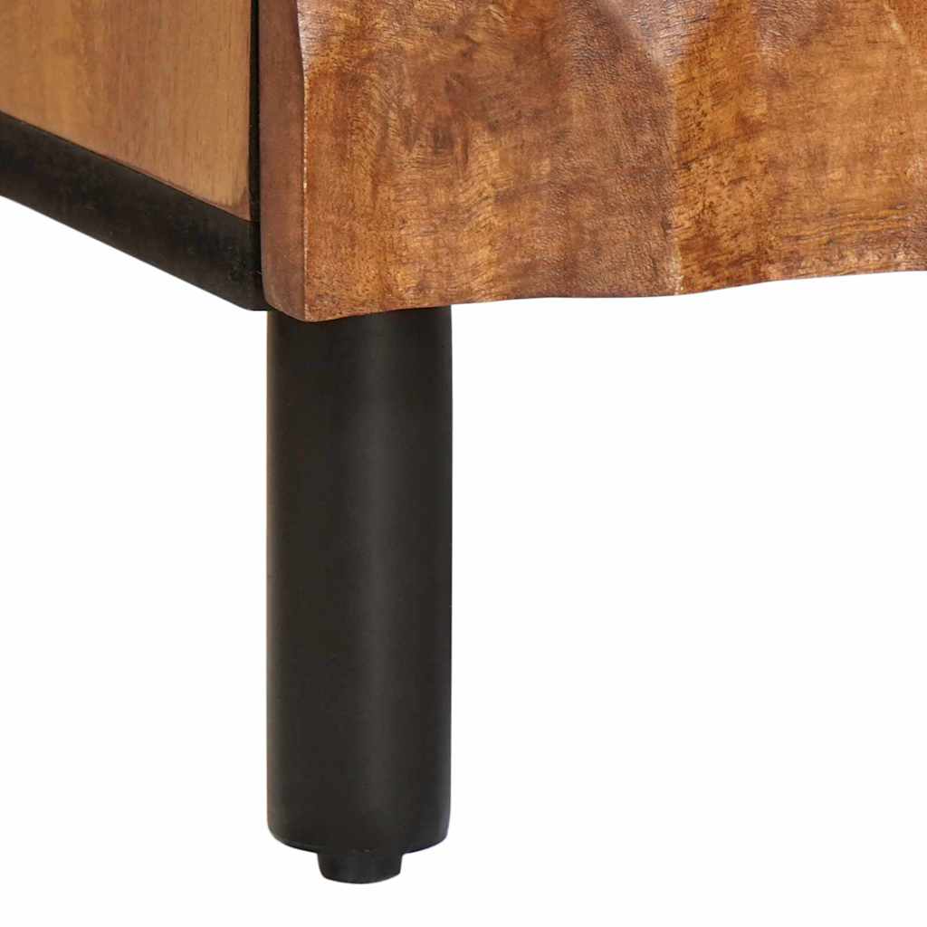 vidaXL Κομοδίνο Καφέ 40 x 33,5 x 46 εκ Στερεό ξύλο μάνγκο