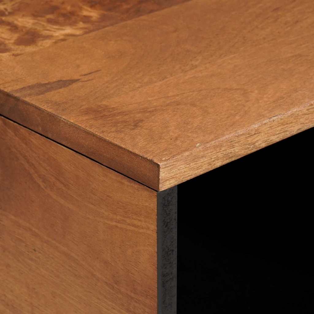 vidaXL Τραπεζάκι σαλονιού Καφέ 80 x 50 x 40 cm Στερεό ξύλο μάνγκο