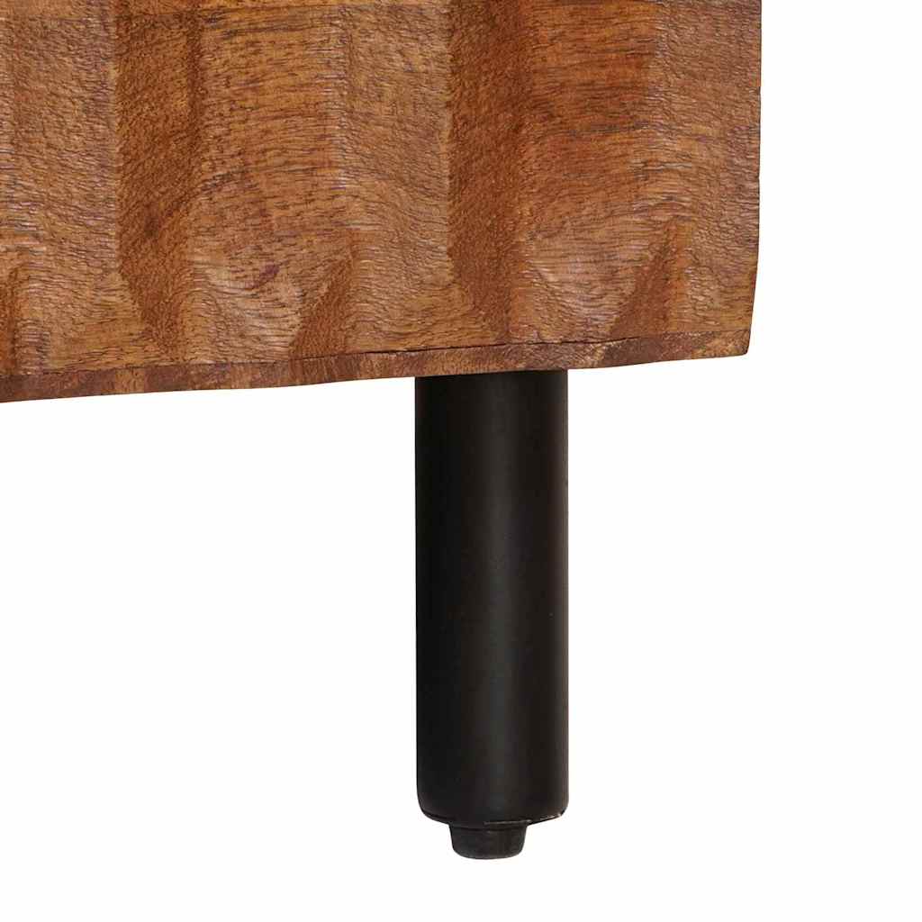 vidaXL Τραπεζάκι σαλονιού Καφέ 80 x 50 x 40 cm Στερεό ξύλο μάνγκο