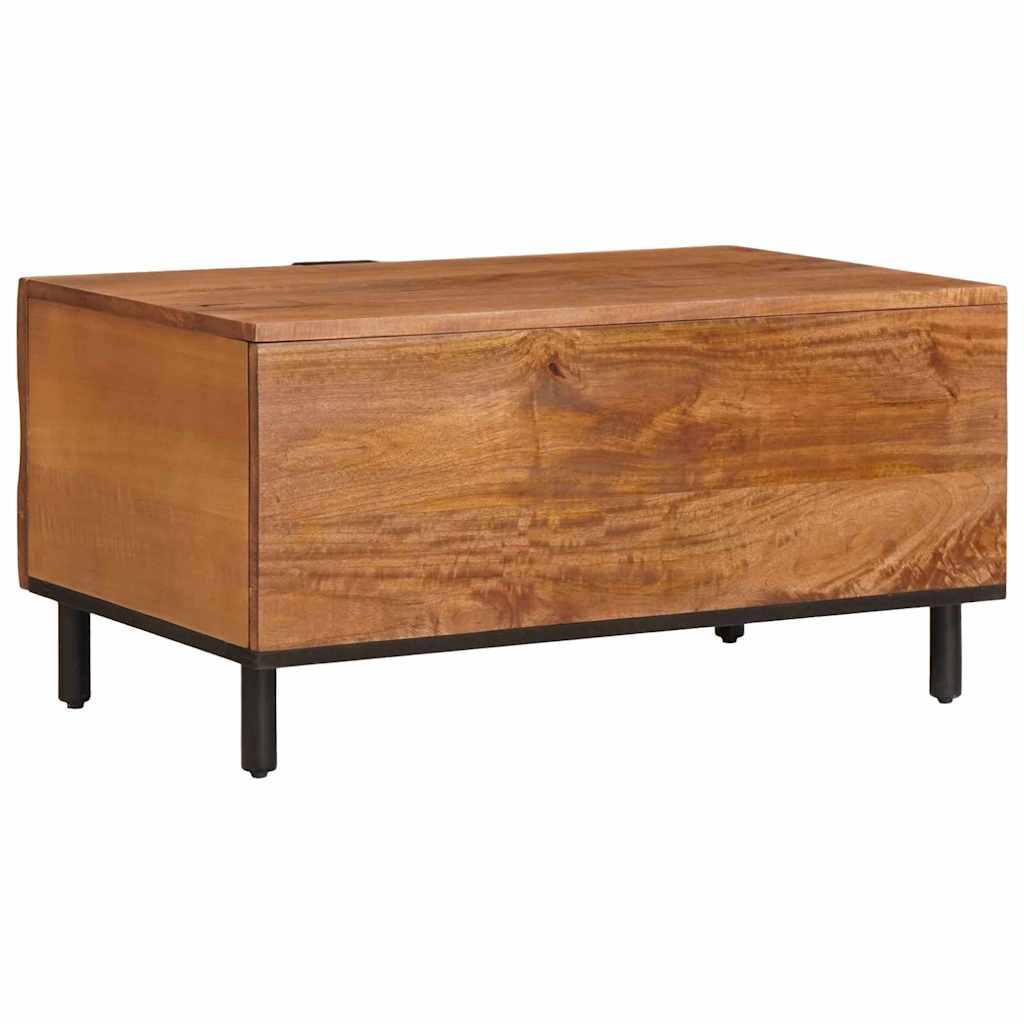 vidaXL Τραπεζάκι σαλονιού Καφέ 80 x 50 x 40 cm Στερεό ξύλο μάνγκο