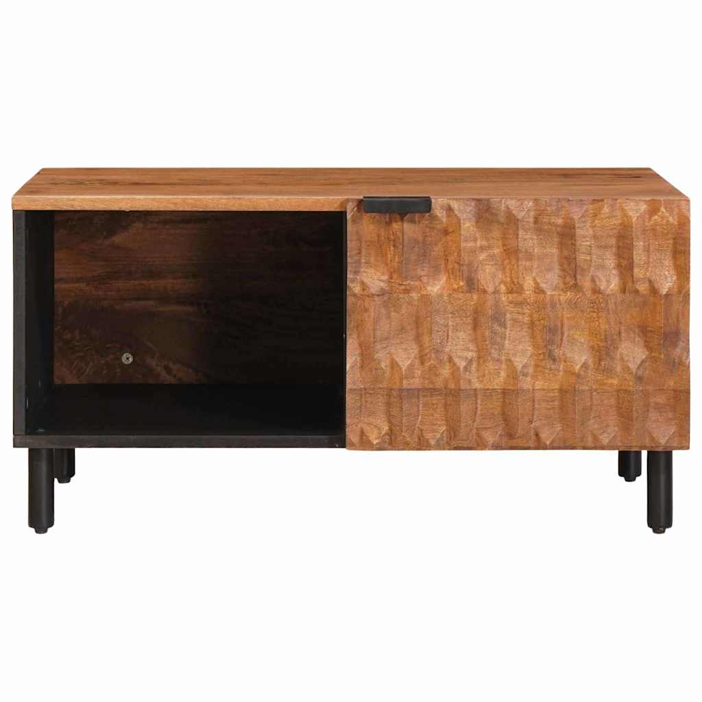 vidaXL Τραπεζάκι σαλονιού Καφέ 80 x 50 x 40 cm Στερεό ξύλο μάνγκο