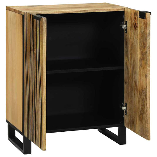vidaXL Κονσόλα - 60 x 33.5 x 75 εκ., φτιαγμένη από μασίφ ξύλο μάνγκο.
