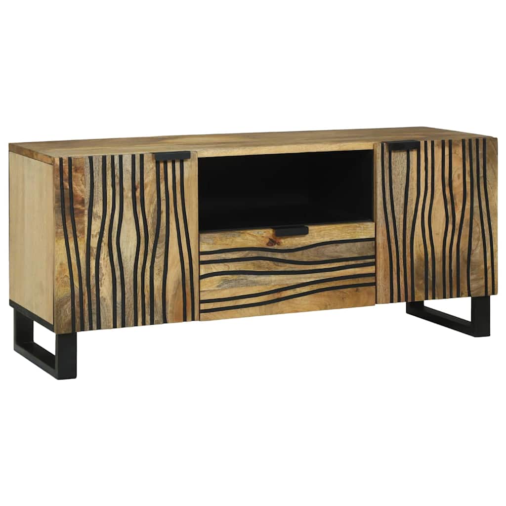 vidaXL Μονάδες TV με συρτάρι Καφέ 105 x 33 x 46 εκ. Επεξεργασμένο ξύλο