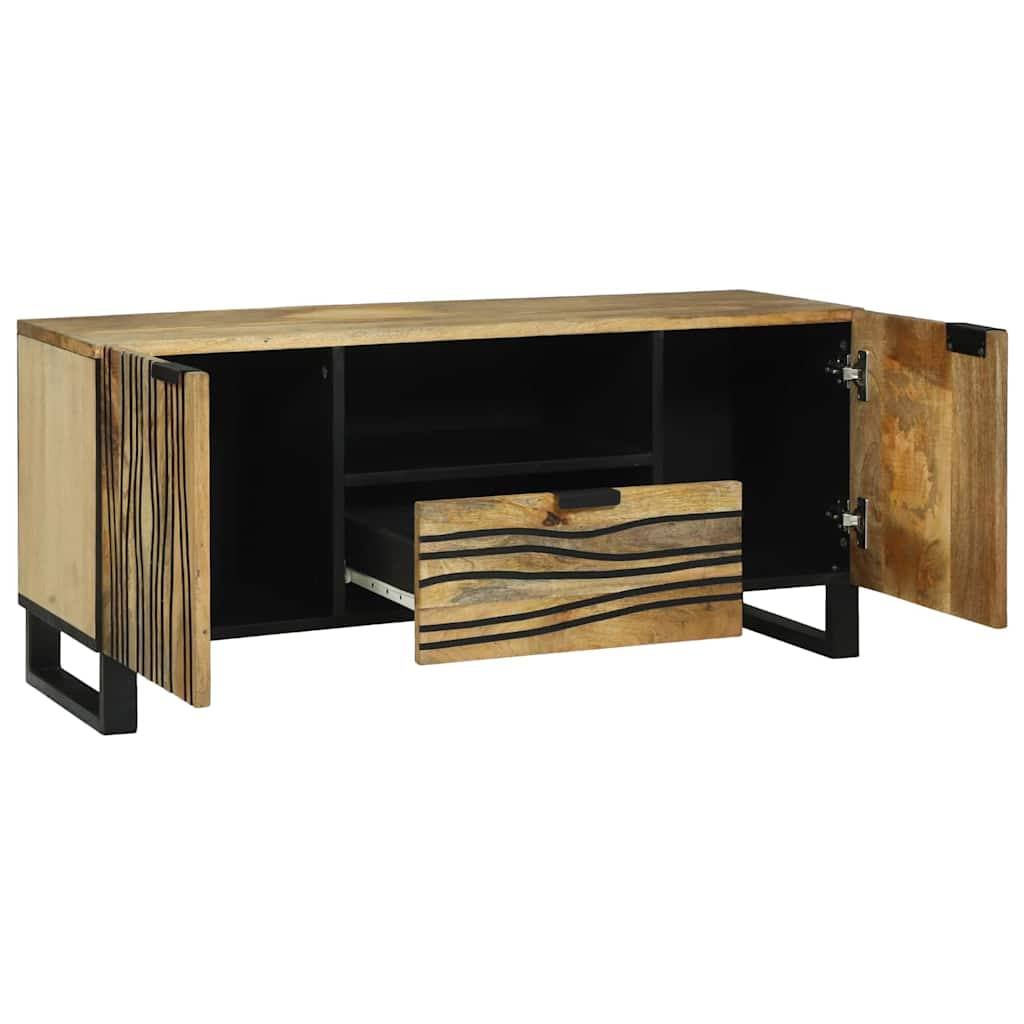 vidaXL Μονάδες TV με συρτάρι Καφέ 105 x 33 x 46 εκ. Επεξεργασμένο ξύλο