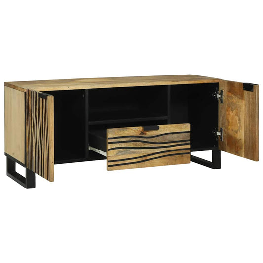 vidaXL Μονάδες TV με συρτάρι Καφέ 105 x 33 x 46 εκ. Επεξεργασμένο ξύλο