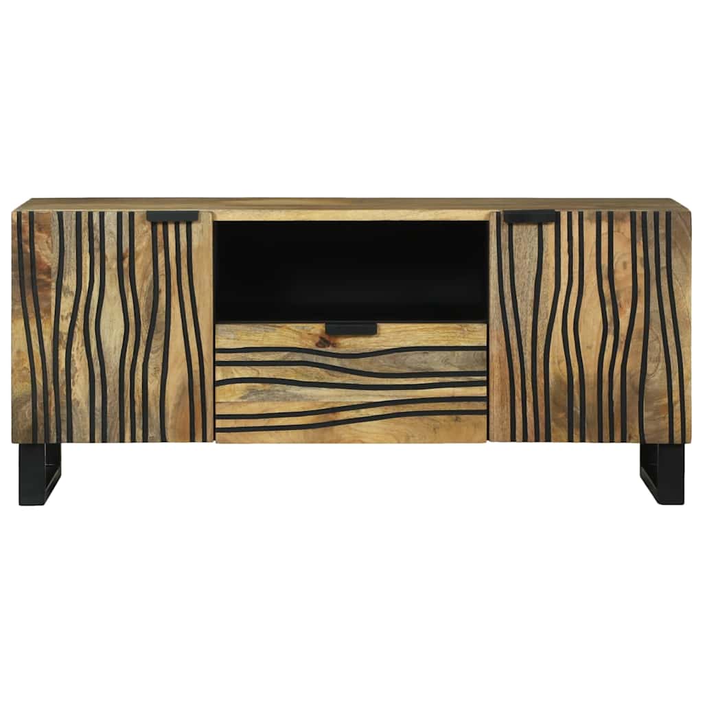 vidaXL Μονάδες TV με συρτάρι Καφέ 105 x 33 x 46 εκ. Επεξεργασμένο ξύλο