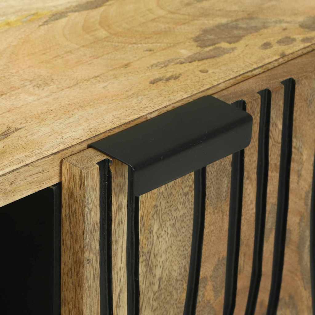 vidaXL Έπιπλο Τηλεόρασης Καφέ 80 x 33 x 46 εκ Μασίφ ξύλο μάνγκο