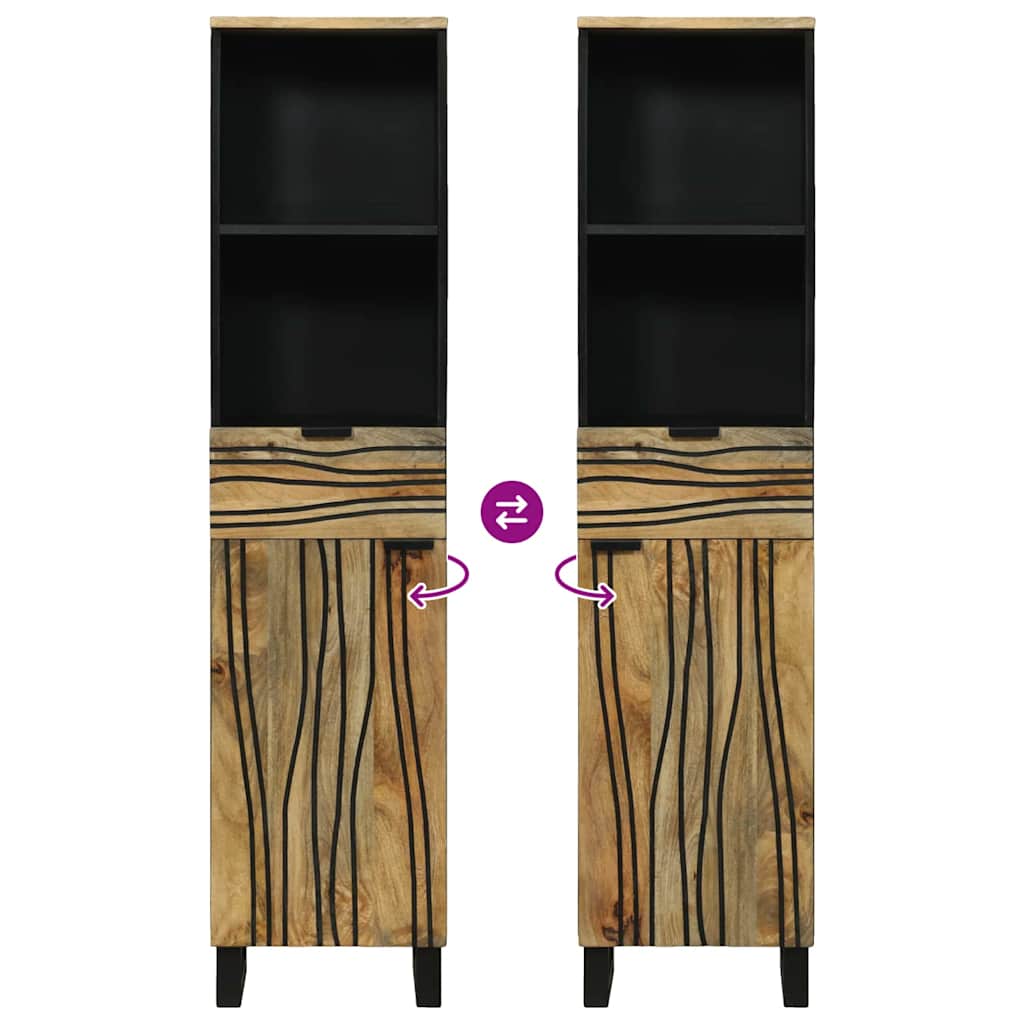 vidaXL Έπιπλο μπάνιου 38x33.5x160 cm από σταχτόξυλο