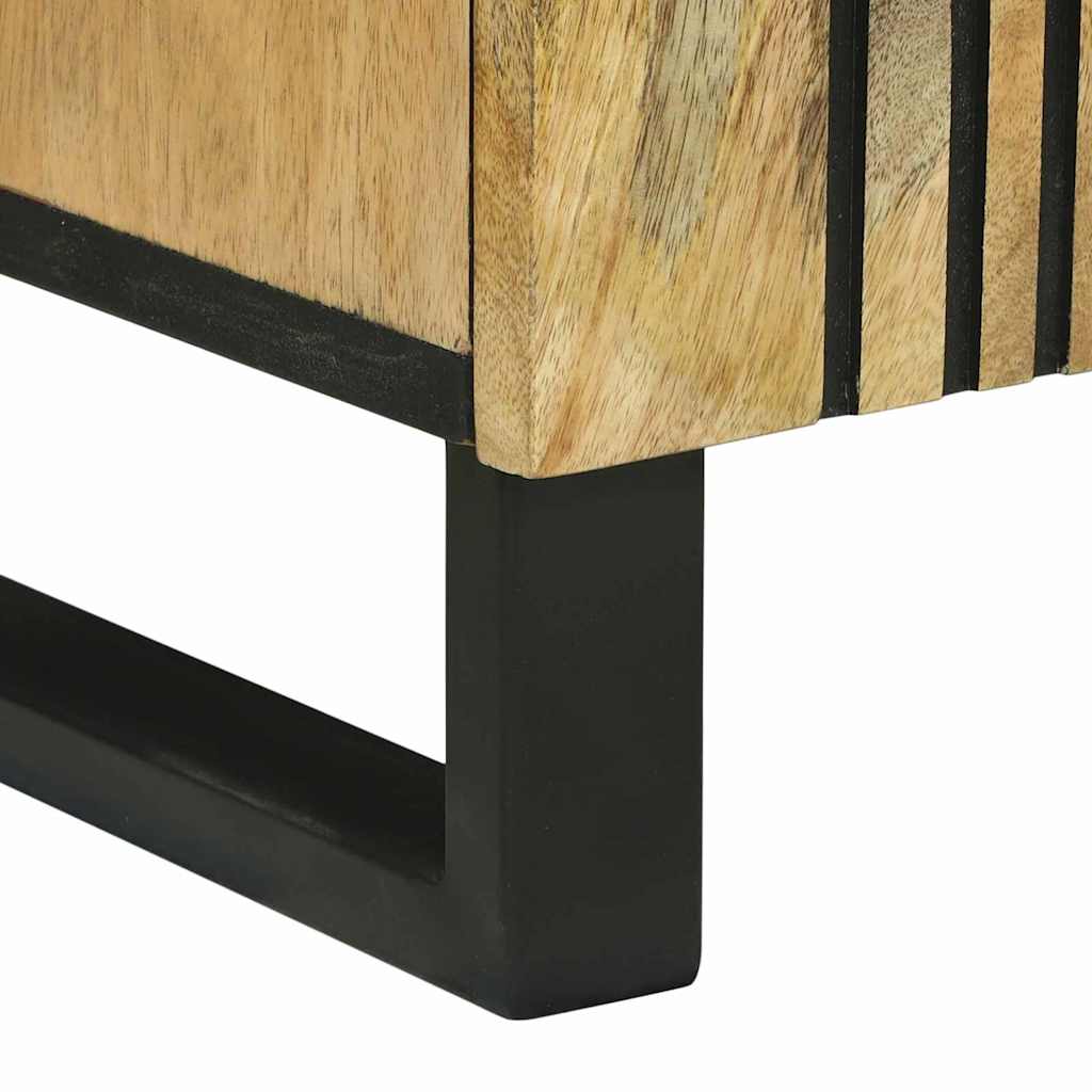 vidaXL Γραφείο Καφέ 40 x 33 x 75 εκ. Μασίφ ξύλο μάνγκο