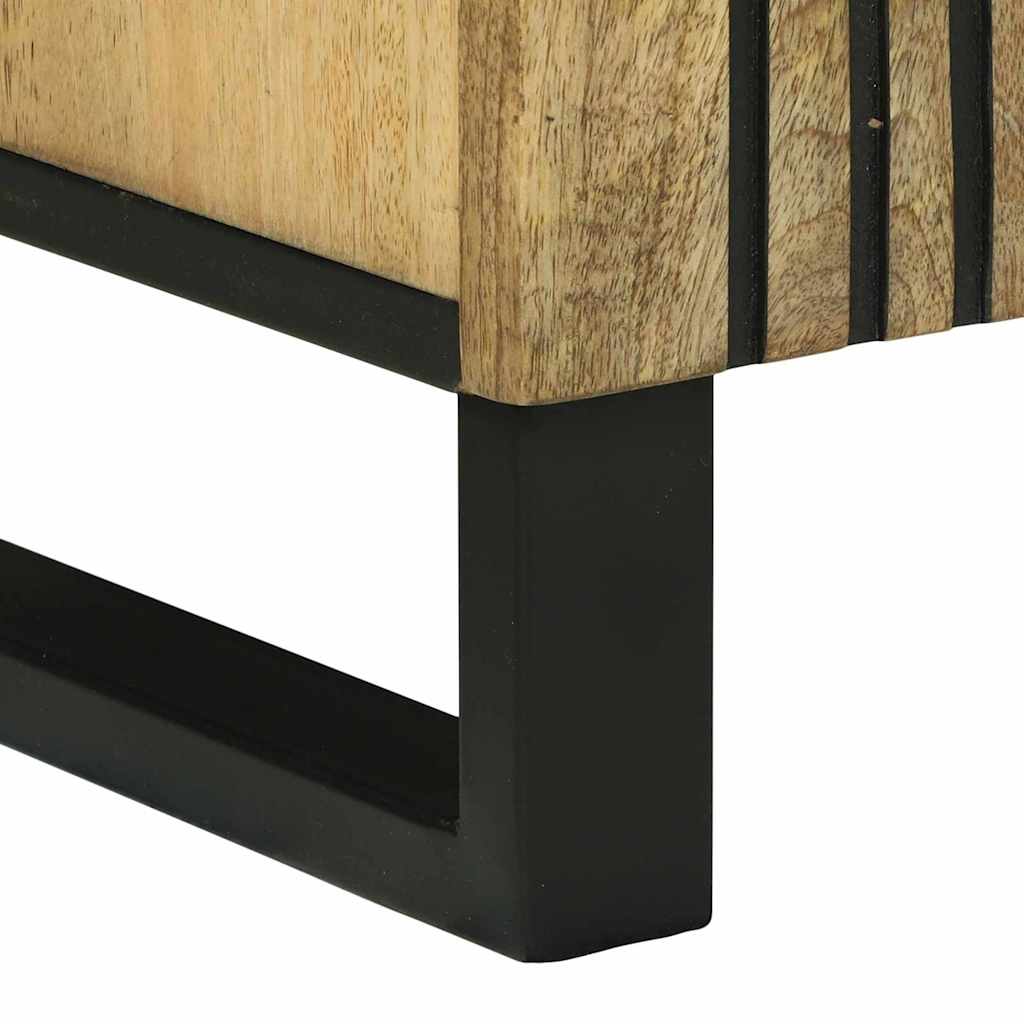 vidaXL Πλαϊνό Γραφείο Καφέ 60 x 33 x 75 cm Μασίφ ξύλο μάνγκο