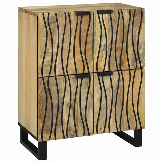 vidaXL Πλαϊνό Γραφείο Καφέ 60 x 33 x 75 cm Μασίφ ξύλο μάνγκο