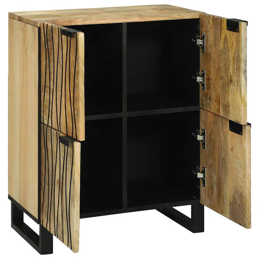 vidaXL Πλαϊνό Γραφείο Καφέ 60 x 33 x 75 cm Μασίφ ξύλο μάνγκο