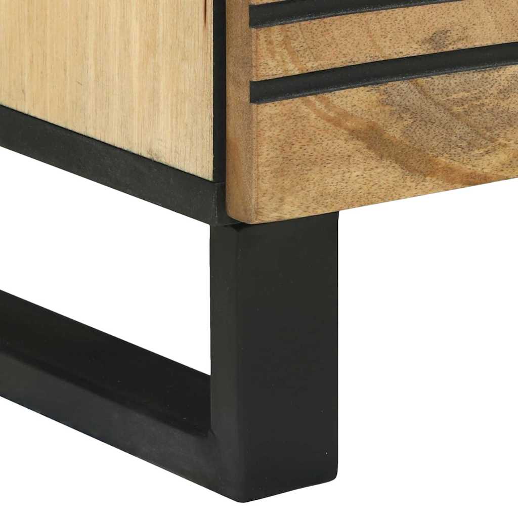 vidaXL Υψηλό Γραφείο Καφέ 40 x 33 x 110 εκ Μασίφ ξύλο μάνγκο