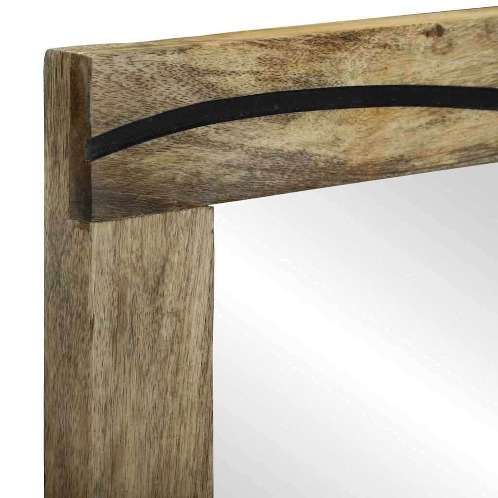 vidaXL Καθρέφτης Μπάνιου με καθρέφτη Καφέ 50 x 2.5 x 70 εκ