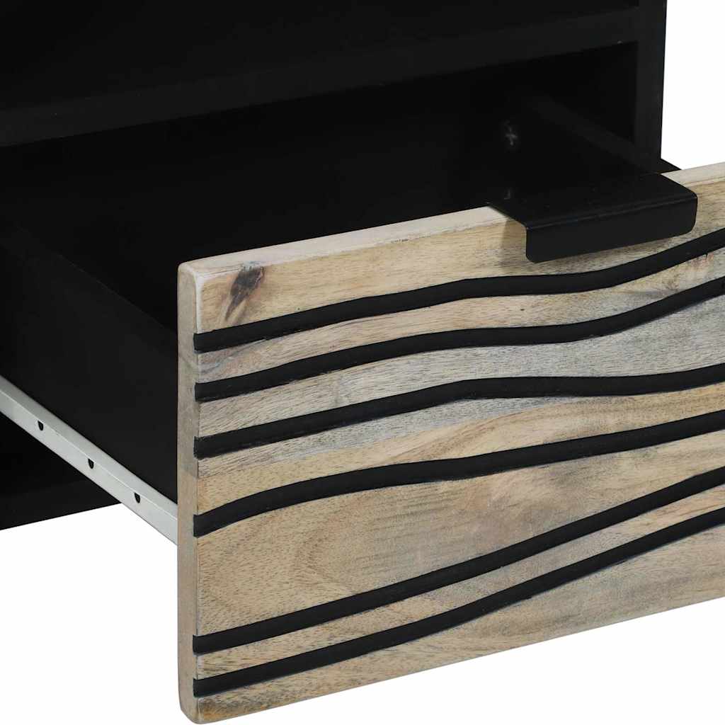 vidaXL Μονάδες TV με συρτάρι Λευκό 70 x 33 x 46 εκ Επεξεργασμένο ξύλο