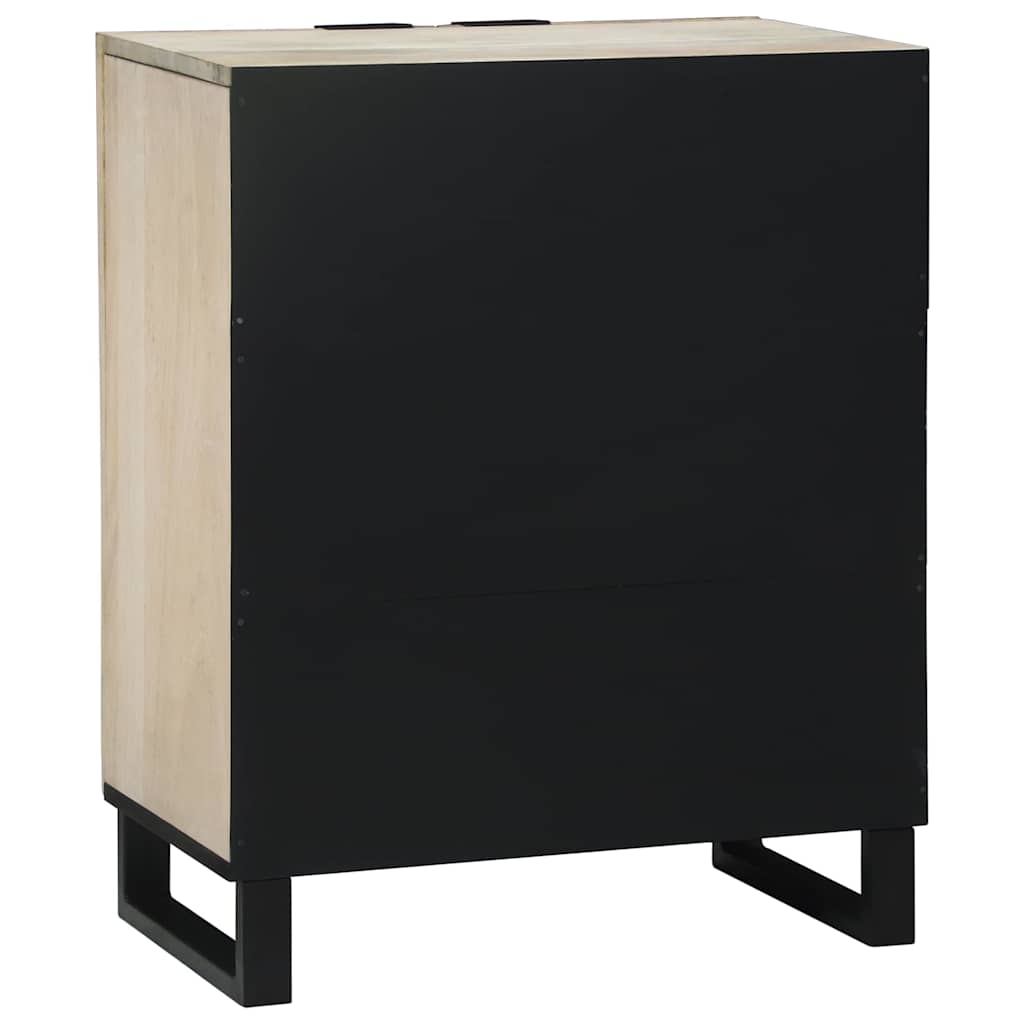 vidaXL Ντουλάπες Αποθήκευσης & Λουκέτα Λευκό και Μαύρο