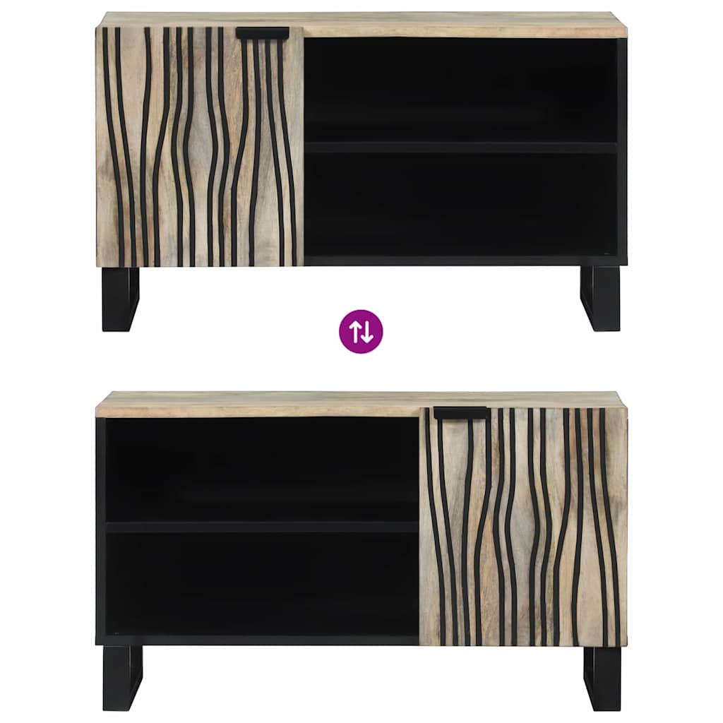 vidaXL Μονάδες TV Λευκό 80 x 33 x 46 εκ Επεξεργασμένο ξύλο