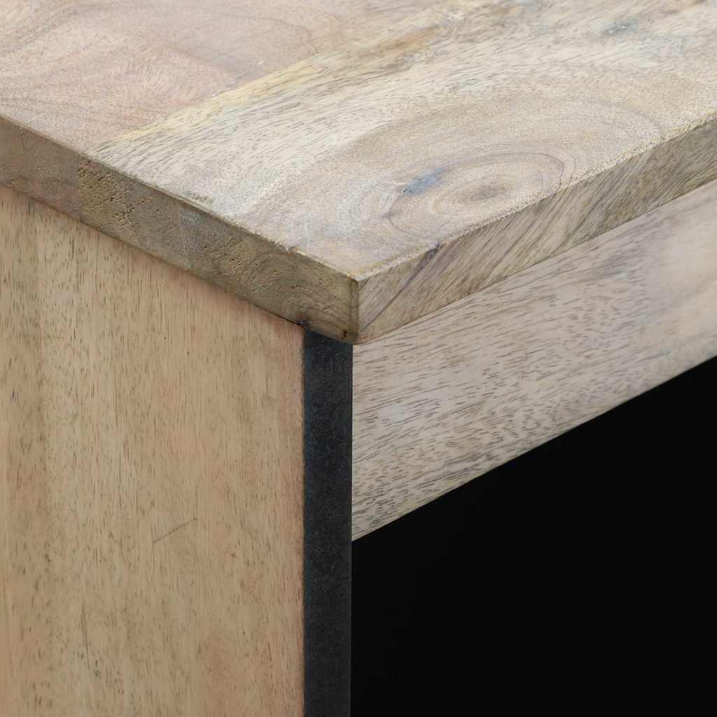 vidaXL Ντουλάπες & ράφια αποθήκευσης μέσων Λευκό και Μαύρο