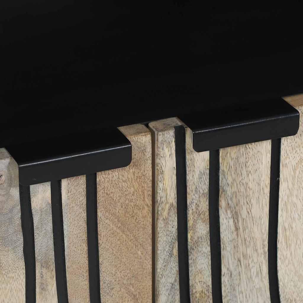 vidaXL Ντουλάπες & ράφια αποθήκευσης μέσων Λευκό και Μαύρο