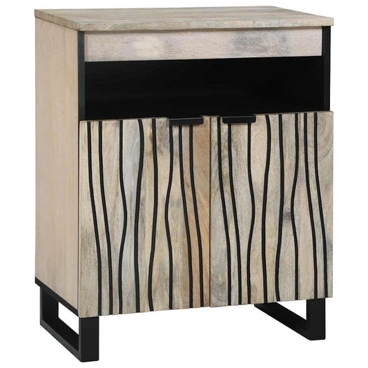 vidaXL Ντουλάπες & ράφια αποθήκευσης μέσων Λευκό και Μαύρο