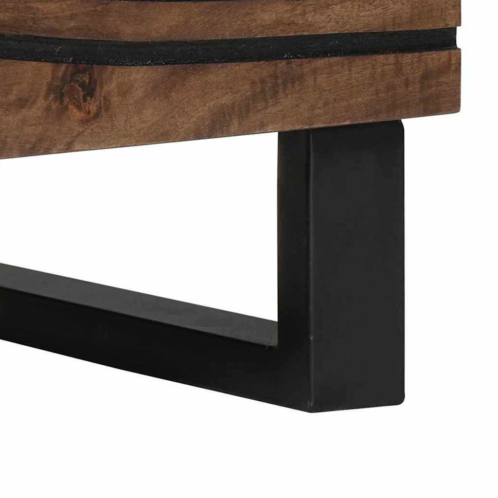 vidaXL Κομοδίνο Καρυδιά 40 x 33 x 46 εκ. Μασίφ ξύλο ακακίας