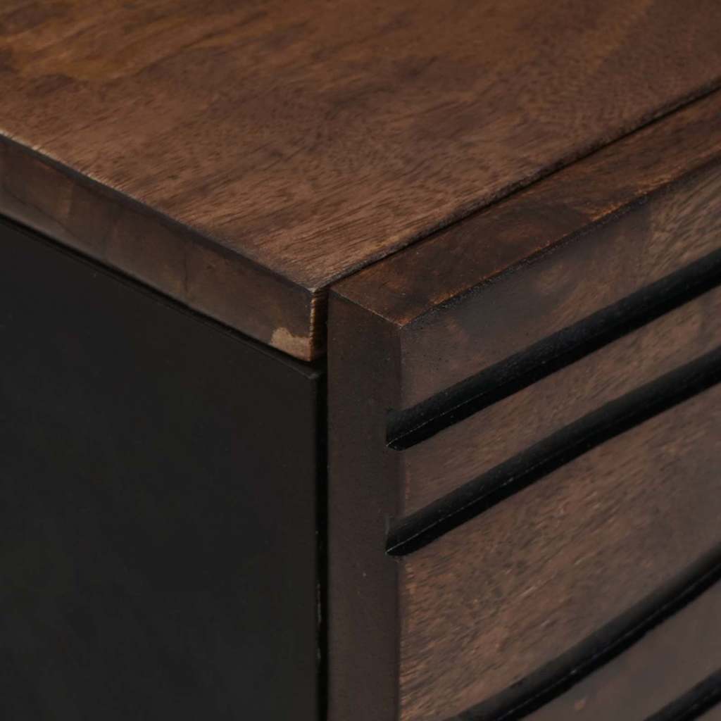 vidaXL Τραπέζι σαλονιού - 100x54x40 εκ., από μασίφ και κατασκευασμένο ξύλο.