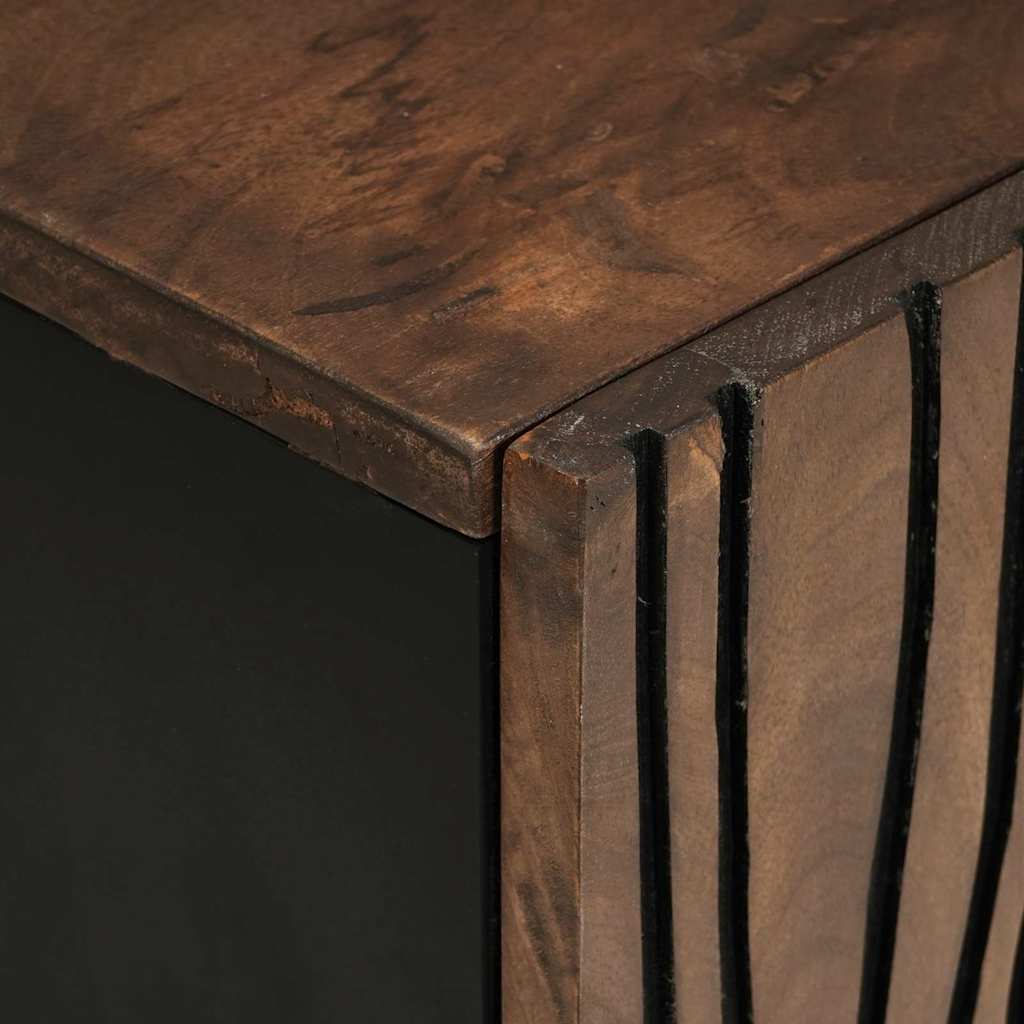 vidaXL Ντουλάπα TV με συρτάρι Καφέ 105 x 33 x 46 εκ Μασίφ ξύλο μάνγκο