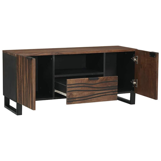 vidaXL Μονάδες TV Καρυδιά 105 x 33 x 46 εκ. Επεξεργασμένο ξύλο