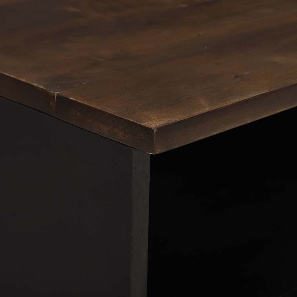 vidaXL Κάβα Τηλεόρασης Καφέ 100 x 33 x 46 εκ Μασίφ ξύλο μάνγκο