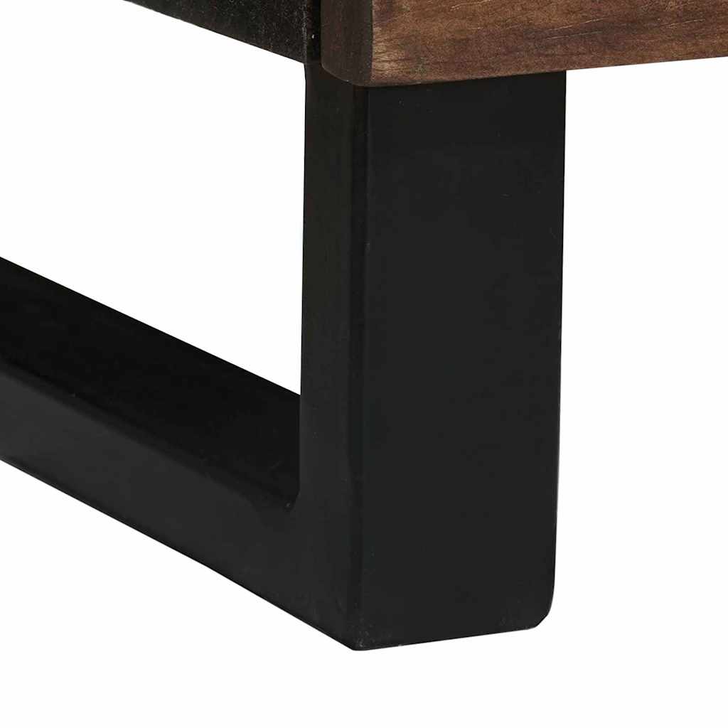 vidaXL Συρτάρι με συρτάρι Καφέ 40 x 33 x 75 εκ. Μασίφ ξύλο μάνγκο