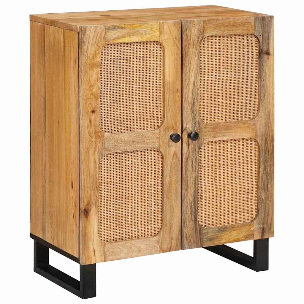 vidaXL Πλαϊνό γραφείο Καφέ 60 x 33 x 75 cm Στερεό ξύλο μάνγκο