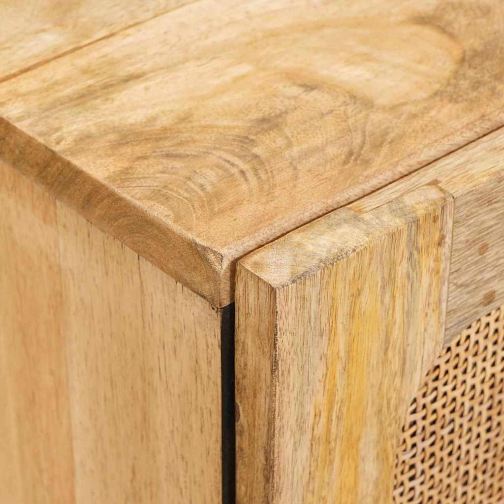vidaXL Πλαϊνό γραφείο Καφέ 60 x 33 x 75 cm Στερεό ξύλο μάνγκο