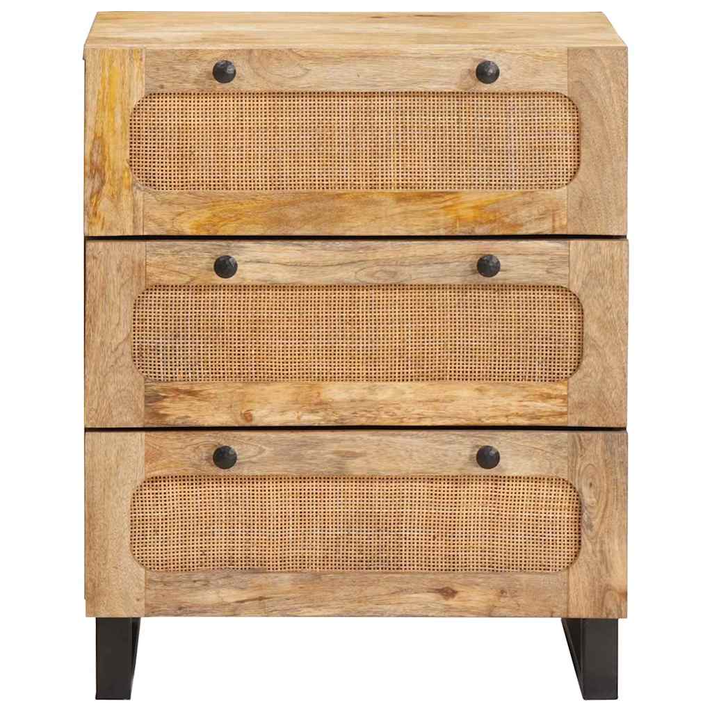 vidaXL Πλαϊνό γραφείο Καφέ 60 x 33 x 75 cm Στερεό ξύλο μάνγκο