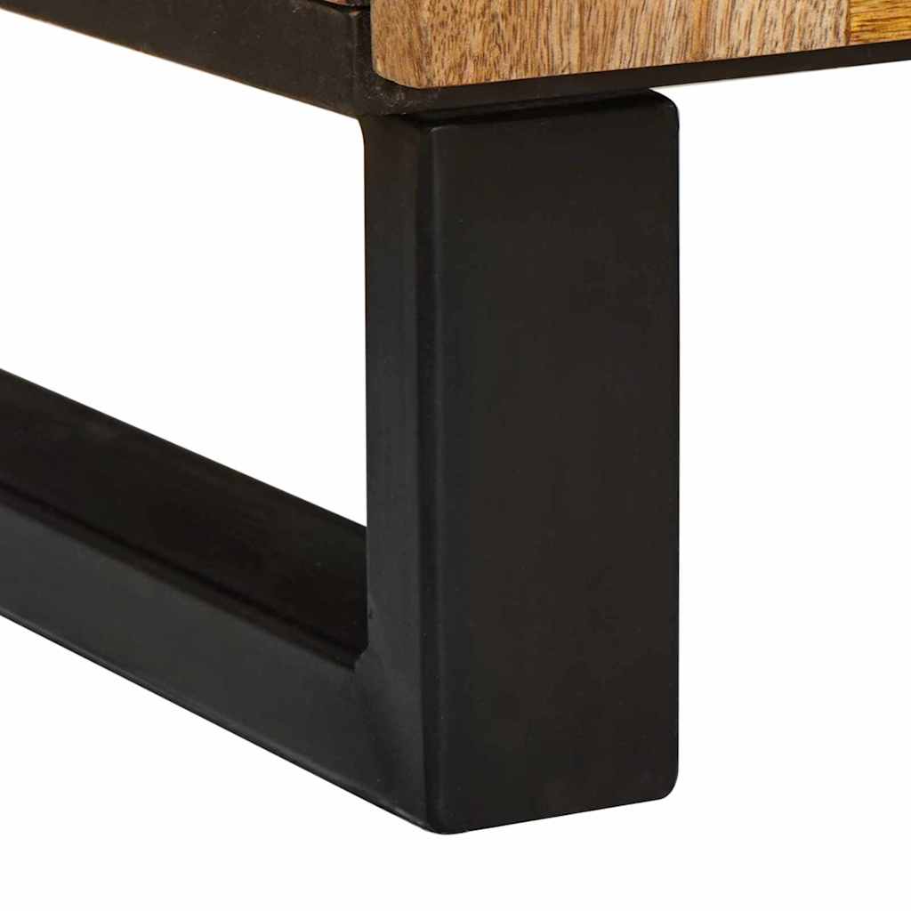 vidaXL Κομοδίνο με συρτάρι Φυσικό 50 x 33 x 62 εκ. Στερεό ξύλο μάνγκο