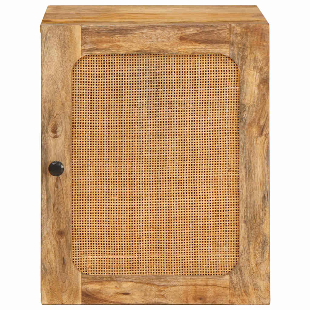 vidaXL Κρεμαστό Ντουλάπι Μπάνιου με ράφι με πόρτα Καφέ 38 x 33 x 48 εκ